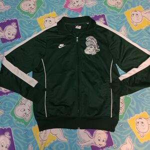 Nike Michigan State Spartans Varsity Logo Track Jacket Vintage MSU